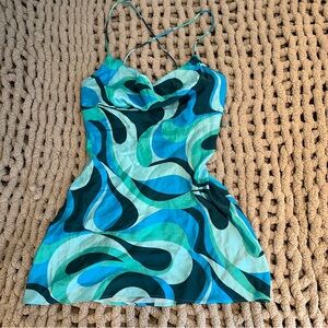 zara strappy mini dress